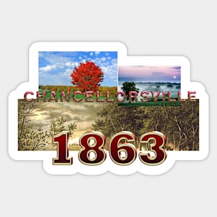 Chancellorsville National Battlefield Sticker